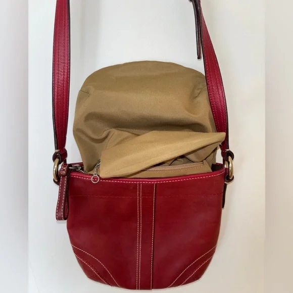 💃COACH Soho Red Crossbody Y2K💃 - Picture 4 of 9